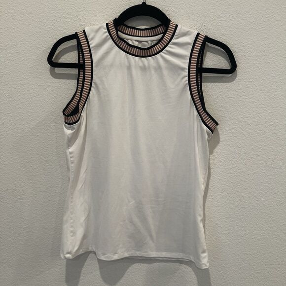 Varley Hessian Performance Tank Top Women’s Sz Xs White Sleeveless Stretch READ - Picture 3 of 7